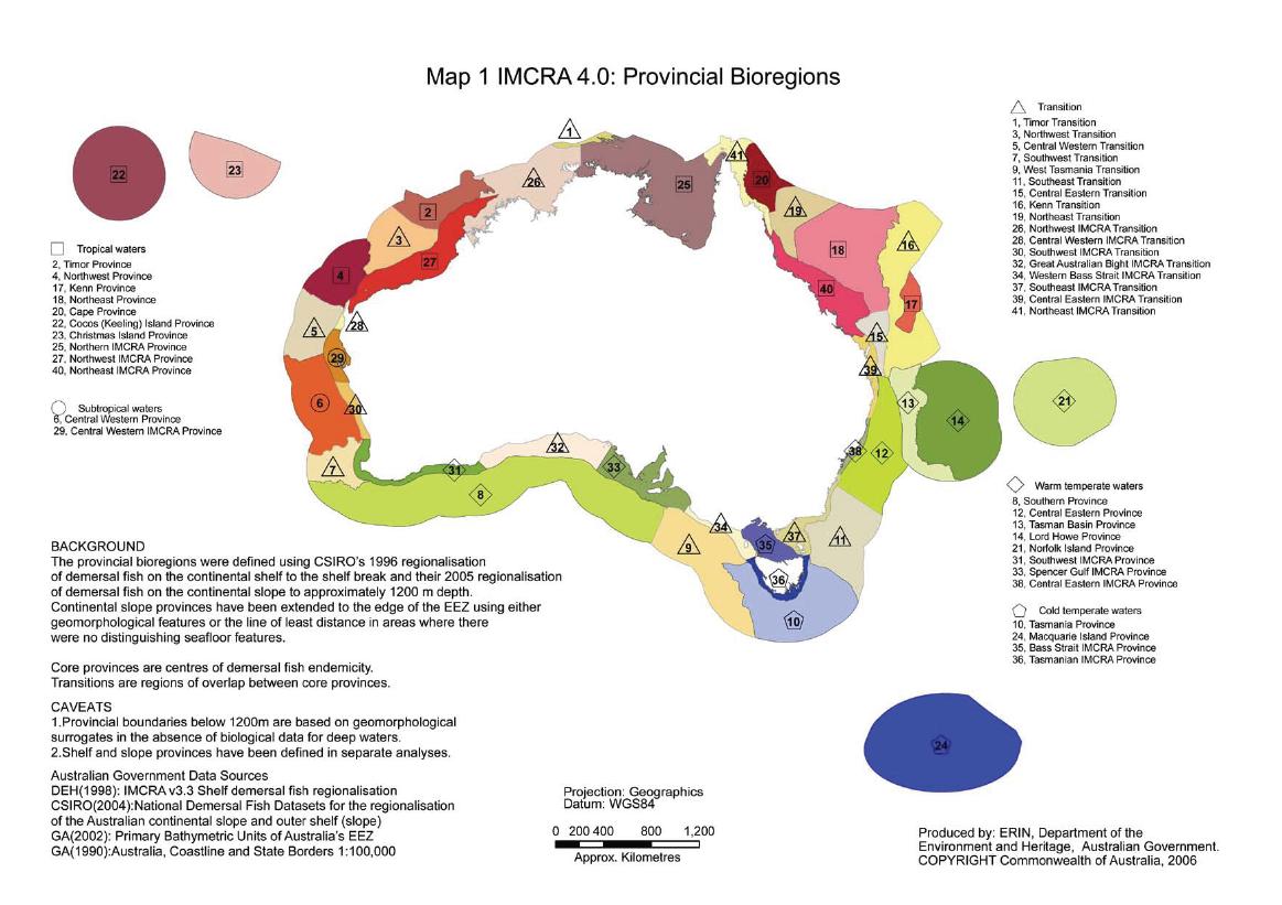 IMCRA regions
